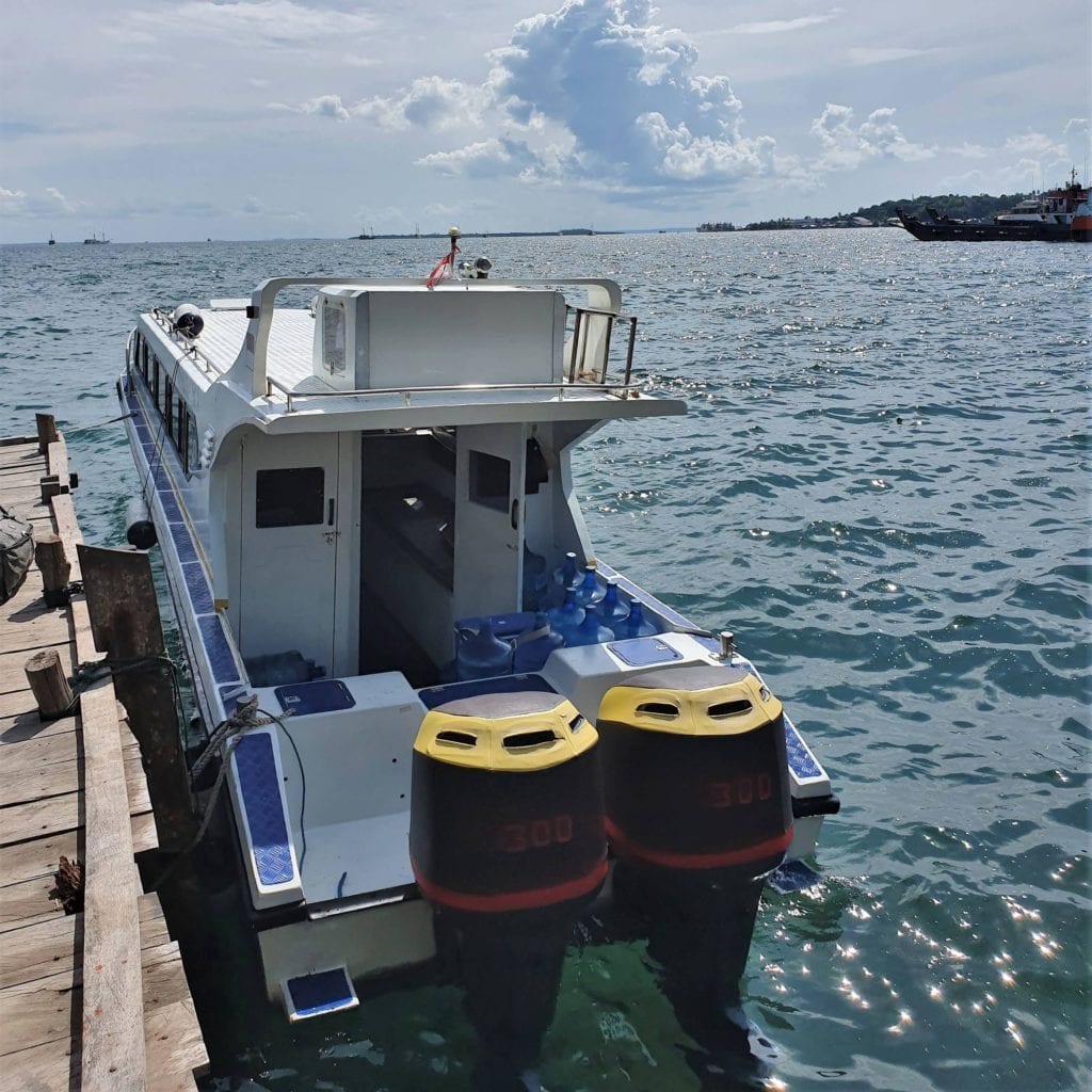 Speedboat transfer to Papua Paradise Eco Resort