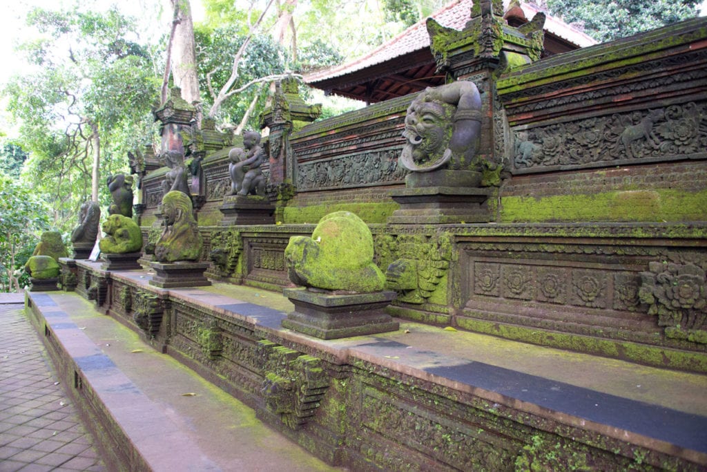 Statues in Forest